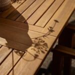 Oakley 6 Seater Wooden Oval Extendable Garden Dining Table 150-200cm - Image 6