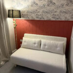 Una 2 Seater Double Sofa Bed - White Teddy - Image 5