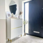 Iliana Shoe Cabinet - 2 Door - White - Image 3