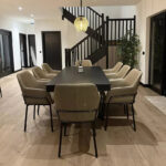 Amelia Black Wood Dining Table - Extendable - Image 7