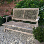Akira Wooden Garden Rope Folding Bench - Image 5
