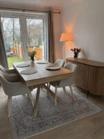Amelia Whitewash Wood Dining Table - Extendable - Image 7