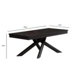 Outlet - Amelia Black Wood Coffee Table - Image 6