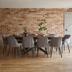 Outlet - Amelia Black Wood Extendable Dining Table - Image 3