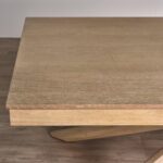 Amelia Whitewash Dining Table Set - 6 Seater - Freya Blue Carver Chairs - Whitewash Oak Legs - Image 5