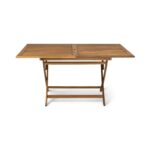 Outlet - Ashby 6 Seater Wooden Rectangular Folding Dining Table - 150Cm - Image 10
