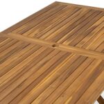 Outlet - Ashby 6 Seater Wooden Rectangular Folding Dining Table - 150Cm - Image 13