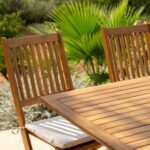 Outlet - Ashby 6 Seater Wooden Rectangular Folding Dining Table - 150Cm - Image 8
