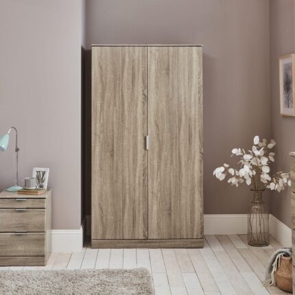 Outlet - Ayla wardrobe - light oak