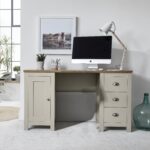 Outlet - Bampton  Grey Desk