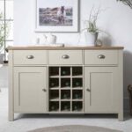Outlet - Bampton Grey Sideboard With Wine Rack