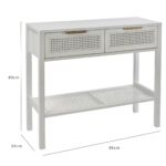 Outlet - Charlie Console Table - White - Image 7