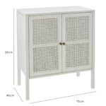 Outlet - Charlie Small Sideboard - White - Image 11