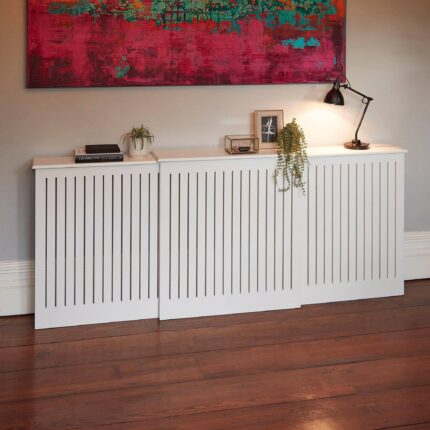 Outlet - Elspeth Extending Radiator Cover In Snow White