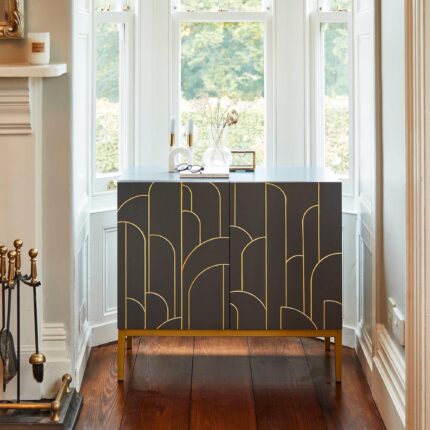 Outlet - Gatsby 2 Door Sideboard  Smoke Grey