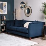 Outlet - Georgia Large Sofa - 4 Seater - Navy - Image 10