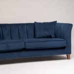 Outlet - Georgia Large Sofa - 4 Seater - Navy - Image 4