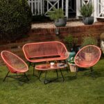 Outlet - Hebe Garden Sofa Set - Orange
