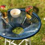 Outlet - Hebe String Bistro Set - Navy Blue - Image 6