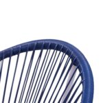 Outlet - Hebe String Bistro Set - Navy Blue - Image 8
