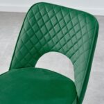 Outlet - Hope Dining Chair - Set of 2 - Dark Green - Image 5