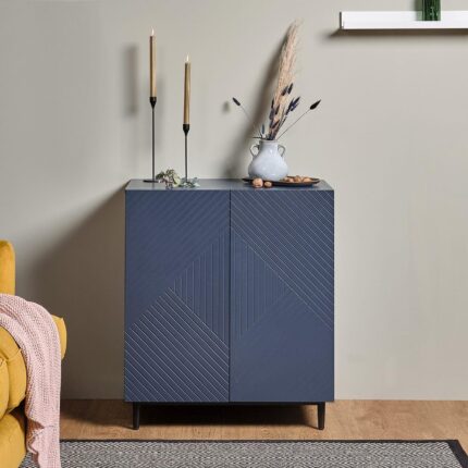 Outlet - Jack Small Sideboard - Geometric - Blue