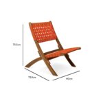 Outlet - Kai Folding Beach Chair Orange PCK2 - Image 9