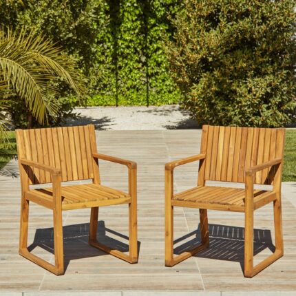 Outlet - Lennox Wood Armchair PCK2