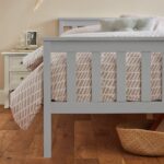 Outlet - Lisa Wooden Double Bed Frame - Grey - Image 2