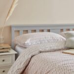 Outlet - Lisa Wooden King Size Bed Frame - Grey - Image 2