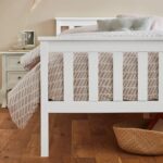 Outlet - Lisa Wooden King Size Bed Frame - White - Image 3