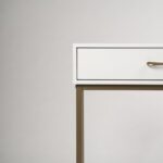 Outlet - Marie White Dressing Table with Drawers - Image 9