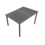 Outlet - Marston 6 Seat Rectangular Outdoor Dining Table - Grey - Image 3