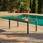 Outlet - Marston 8 Seat Rectangular Dining Table - Black