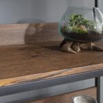 Outlet - Sheffield industrial bookcase - wood effect & metal frame - Image 3