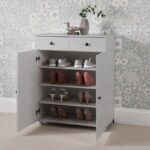 Outlet - Shoe Cabinet - Grey - Image 2