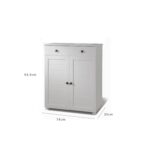 Outlet - Shoe Cabinet - Grey - Image 4