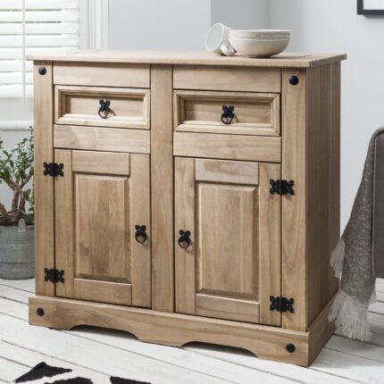Outlet - Sideboard - Solid Wood - 2 Drawers