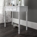 Outlet – Sienna Dressing Table, Stool & Mirror Set - White Painted - Image 4