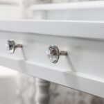 Outlet – Sienna Dressing Table, Stool & Mirror Set - White Painted - Image 5