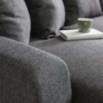 Outlet - Tracy corner sofa - grey linen - Image 3