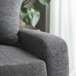 Outlet - Tracy corner sofa - grey linen - Image 4