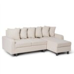 Outlet - Tracy Corner Sofa - Oatmeal Linen - Image 3