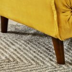 Outlet - Una Single Sofa Bed - Mustard Yellow - Image 9