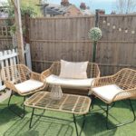 Outlet - Wick Rattan Garden Sofa Set - Natural - Image 4