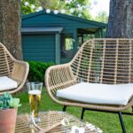 Outlet - Wick Rattan Garden Sofa Set - Natural - Image 5