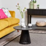 Outlet - Willow Black Round Coffee Table
