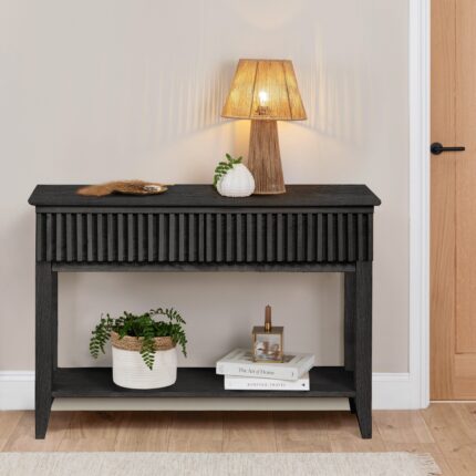 Outlet - Willow Console Table Stained Black