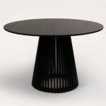 Outlet - Willow Round Dining Table Stained Black - Image 6