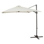 Shiro Wooden Garden Corner Dining Sofa Set with Cream LED Premium Parasol - Image 16